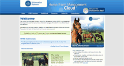 Desktop Screenshot of horsefarmmanagementsoftware.com